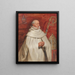 Matthaeus Yrsselius 1541-1629 Abbe de l'abbaye Saint-Michel d'Anvers - Peter Paul Rubens — inramlat konstverk på väggen