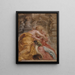 La paix qui embrasse l'abondance - Peter Paul Rubens — inramlat konstverk på väggen