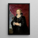 Portrait d'une dame - Peter Paul Rubens — inramlat konstverk på väggen