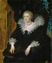 porträttet av Anne av Österrike - Peter Paul Rubens — vy av konstverket