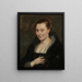 Portrait of Isabella Brant - Peter Paul Rubens — inramlat konstverk på väggen
