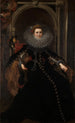 Portrait de Veronica Spinola Serra - Peter Paul Rubens — vy av konstverket