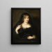 Porträtt av en kvinna Troligen Susanna Lunden Susanna Fourment 1599-1628 - Peter Paul Rubens — inramlat konstverk på väggen