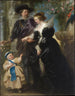 Rubens, hans fru Hélène Fourment och deras son Frans - Peter Paul Rubens — vy av konstverket