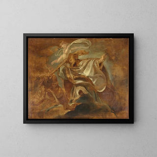 Saint Grégoire de Nazianze - Peter Paul Rubens — inramlat konstverk på väggen