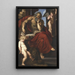 Saint Jérôme dans son ermitage - Peter Paul Rubens — inramlat konstverk på väggen