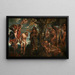 Le Baptême du Christ - Peter Paul Rubens — inramlat konstverk på väggen