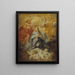 Le Couronnement de la Vierge - Peter Paul Rubens — inramlat konstverk på väggen