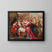 Le festin d'Hérode - Peter Paul Rubens — inramlat konstverk på väggen