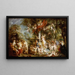 La Fête de Vénus - Peter Paul Rubens — inramlat konstverk på väggen