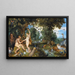 Le Jardin d'Éden avec la Chute de l'homme - Peter Paul Rubens — inramlat konstverk på väggen