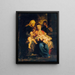 La Sainte Famille avec sainte Élisabeth et saint Jean - Peter Paul Rubens — inramlat konstverk på väggen