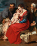 La Sainte Famille avec les saints Élisabeth et Jean-Baptiste - Peter Paul Rubens — vy av konstverket