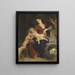 La Sainte Famille au panier - Peter Paul Rubens — inramlat konstverk på väggen