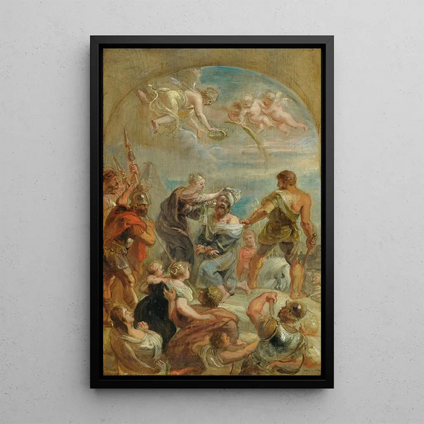 Le Martyre de Saint Paul - Peter Paul Rubens — inramlat konstverk på väggen