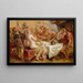 Les Noces de Pélée et Thétis - Peter Paul Rubens — inramlat konstverk på väggen