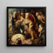 Le Silène ivre - Peter Paul Rubens — inramlat konstverk på väggen