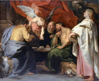 Les quatre Évangélistes - Peter Paul Rubens — vy av konstverket