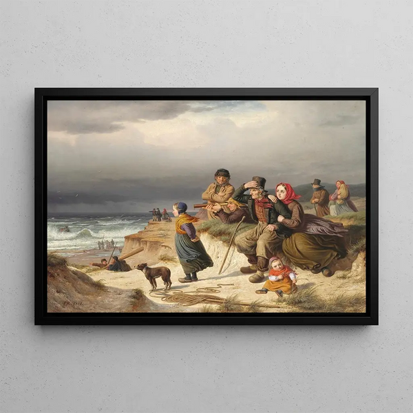 Peter Raadsig - Storm paa Vestkysten af Jylland.webp