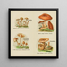 Petit atlas des champignons Pl7 - Delachaux Niestle — inramlat konstverk på väggen