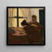 Frukost framför fönstret - Édouard Vuillard — inramlat konstverk på väggen