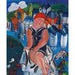 Reproduktion av målningen Liten badande vid Sainte-Adresse - Raoul Dufy