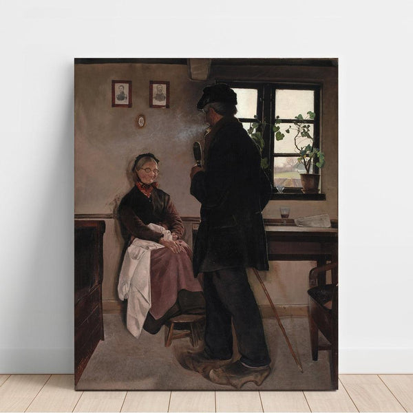 Reproduktion av målningen Petits porteurs, Sealand - Laurits Andersen Ring