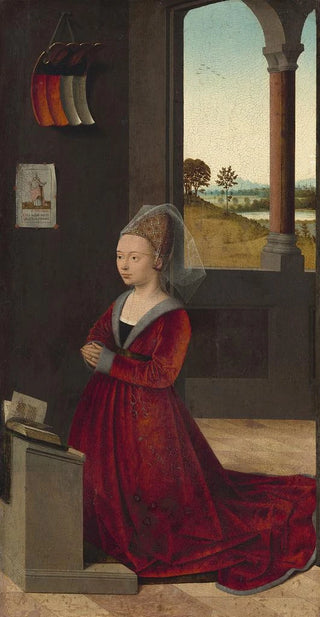 Petrus Christus - Portrait of a Female Donor.webp