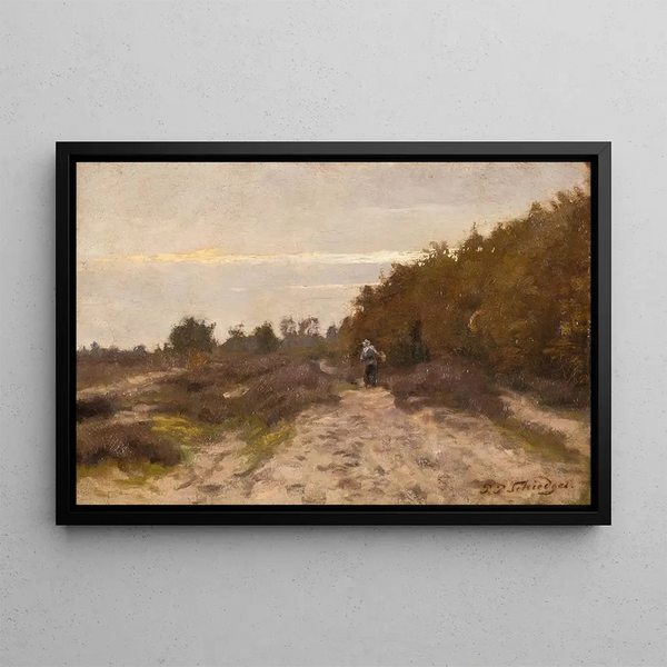 Petrus Paulus Schiedges II - Peasant woman in dune.webp