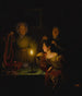 Före balen - Petrus van Schendel — vy av konstverket