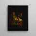 Före balen - Petrus van Schendel — inramlat konstverk på väggen
