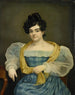 Porträtt av Adriana Johanna van Wijck, maka till Johannes Ploos van Amstel - Petrus van Schendel — vy av konstverket