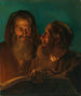 Les apôtres Jean et Paul - Petrus van Schendel — vy av konstverket