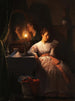 La lettre d'amour - Petrus van Schendel — vy av konstverket