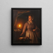 La cabine de nuit - Petrus van Schendel — inramlat konstverk på väggen