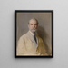 Charles Evans Hughes - Philip Alexius de László — inramlat konstverk på väggen