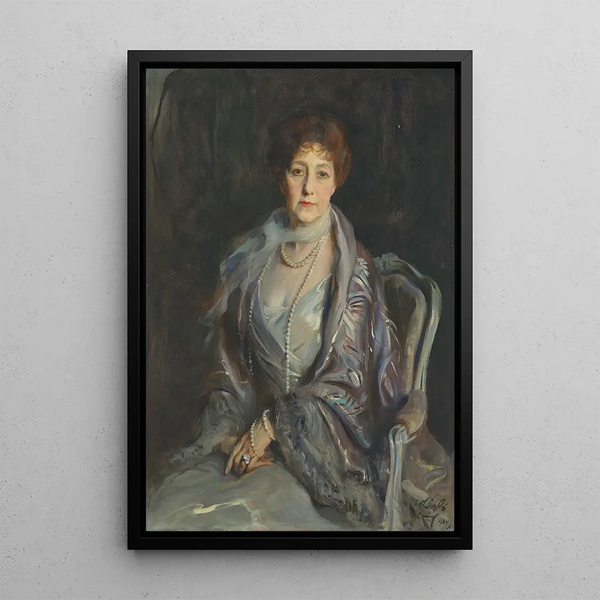 Marquise de Laborde Pauline Léon född Pauline de Rafelis de Saint Sauveur - Philip Alexius de László — inramlat konstverk på väggen