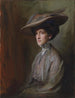 Mme Herbert Asquith, senare grevinna av Oxford och d'Asquith - Philip Alexius de László — vy av konstverket