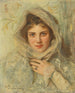 Porträtt av Wilhelmine Prétorius - Philip Alexius de László — vy av konstverket