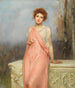 En romersk skönhet - Philip Hermogenes Calderon — vy av konstverket
