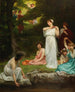 Joyous sommar C'était agréable quand les bois étaient verts - Philip Hermogenes Calderon — vy av konstverket