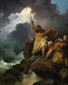 La destruction de l'armée des pharaons - Philip James de Loutherbourg — vy av konstverket