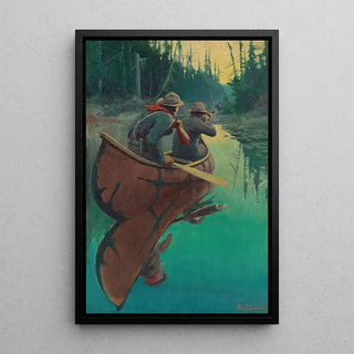 Philip R Goodwin - Hunters In A Canoe.webp