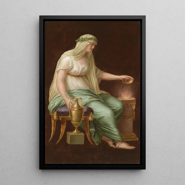 Vestale - Philipp Friedrich von Hetsch — inramlat konstverk på väggen