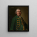 Portrait du père de l'artiste - Philipp Heinrich Kisling — inramlat konstverk på väggen