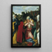 La Vierge Marie et les pleureuses à la Crucifixion - Philipp Uffenbach — inramlat konstverk på väggen