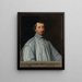 Antoine Singlin - Philippe de Champaigne — inramlat konstverk på väggen