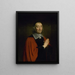 Germain Pitre, åklagare för staden Paris 1641-1654 - Philippe de Champaigne — inramlat konstverk på väggen