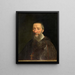 Porträtt av biskop Jean-Pierre Camus - Philippe de Champaigne — inramlat konstverk på väggen