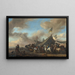 Camp militaire - Philips Wouwerman — inramlat konstverk på väggen